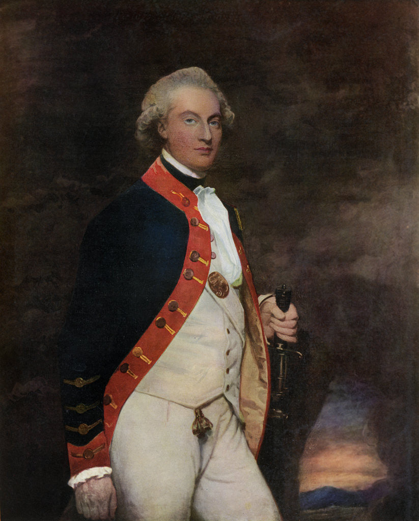 Detail of Sir Robert Shore Milnes by George Romney