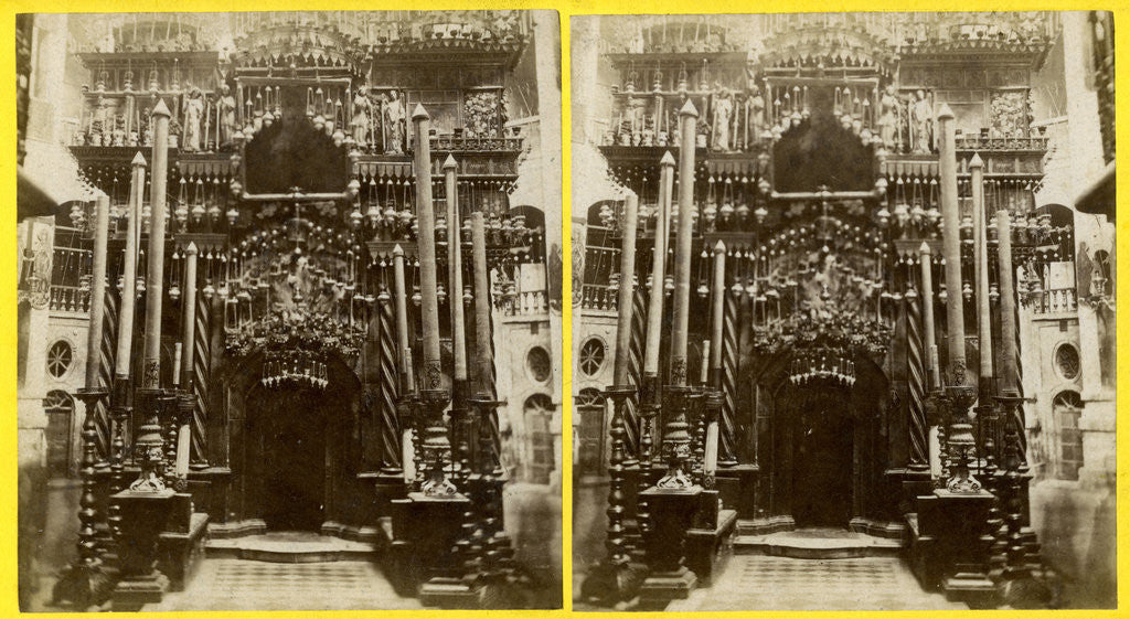 Detail of The Holy Sepulchre, Jerusalem, Palestine by Anonymous