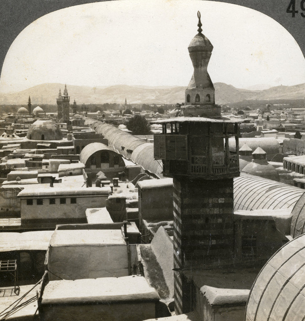 Detail of Damascus, Syria by Keystone View Company