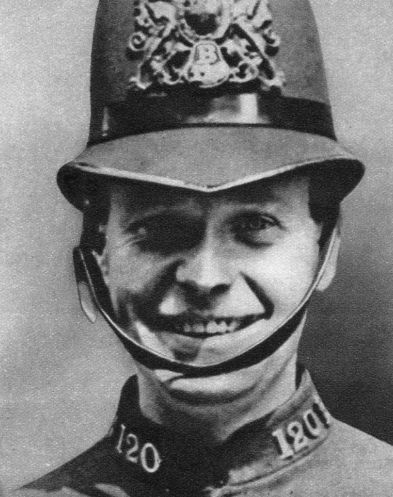 Detail of A policeman, London by Anonymous
