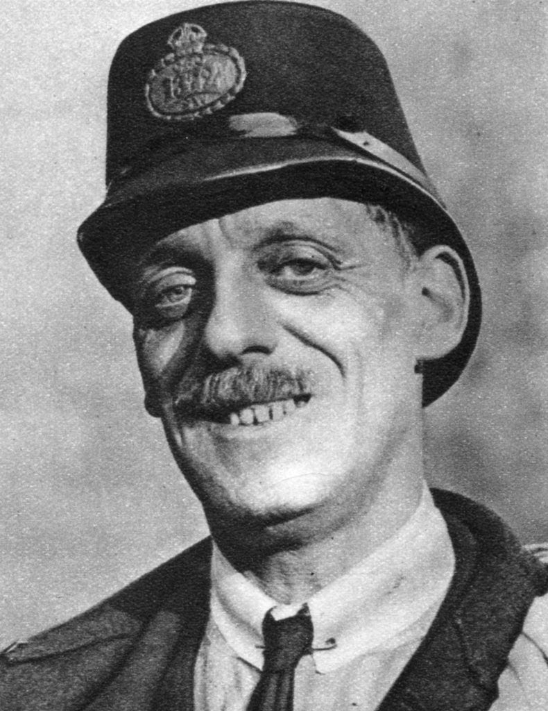 Detail of A postman, London by Anonymous