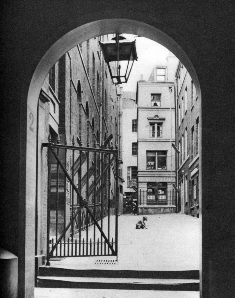 Detail of Mitre Court by the Temple, London by McLeish