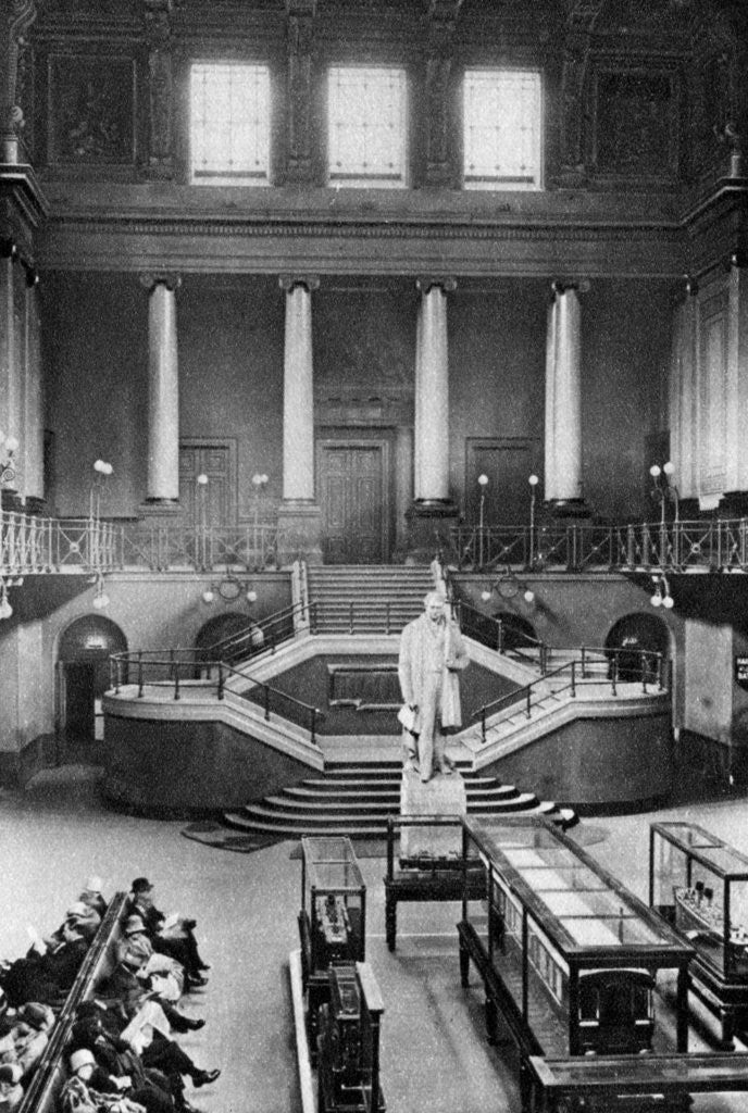 Detail of Central Hall, Euston Station, London by McLeish