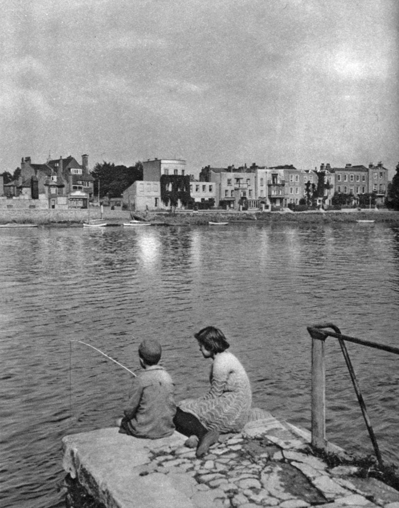 Detail of Strand-on-the-Green, Chiswick, London by McLeish