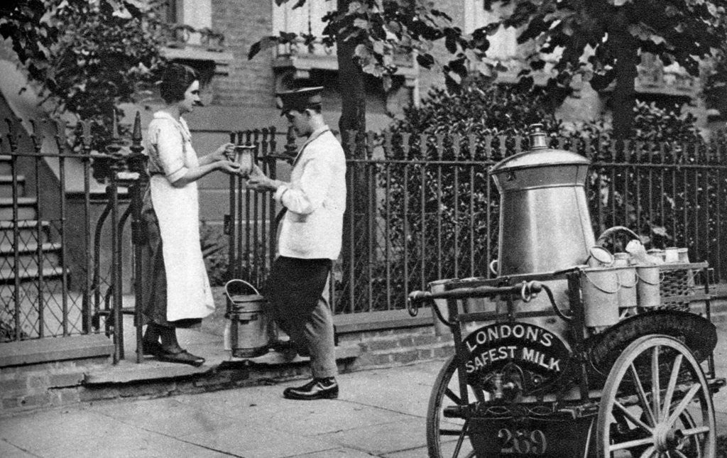 Detail of Milkman, North London by McLeish