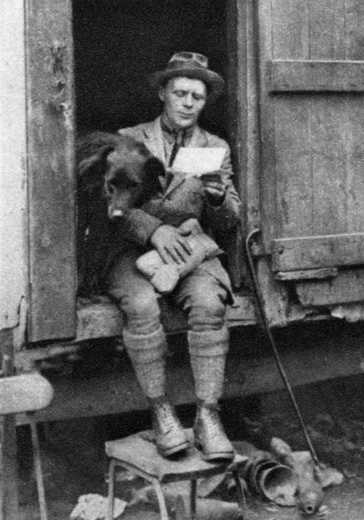 Detail of George Donald, Scottish shepherd, Hyde Park, London by Anonymous