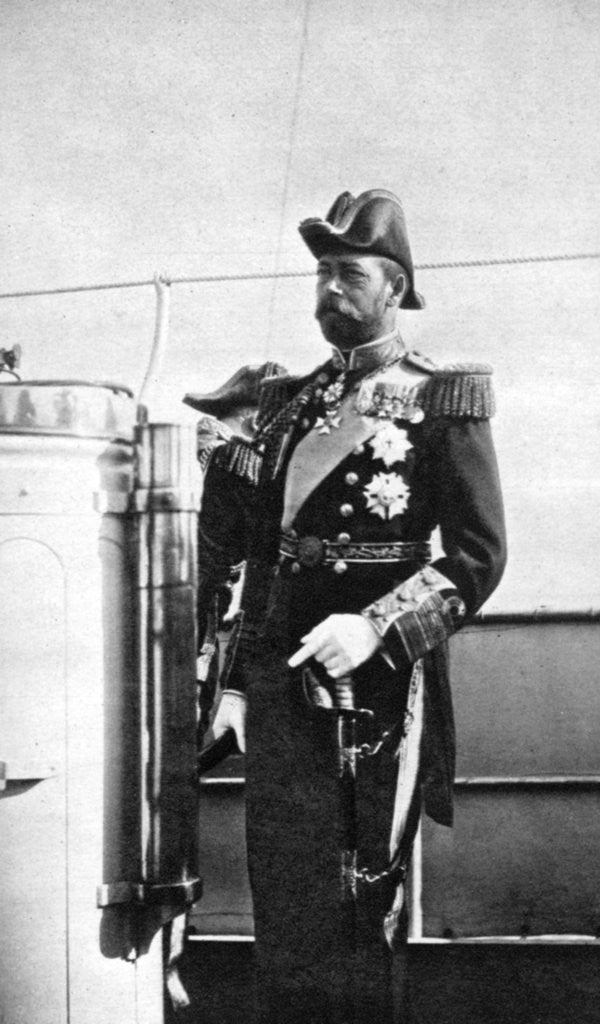 Detail of The Prince of Wales (1865-1936), the future King George V by Queen Alexandra