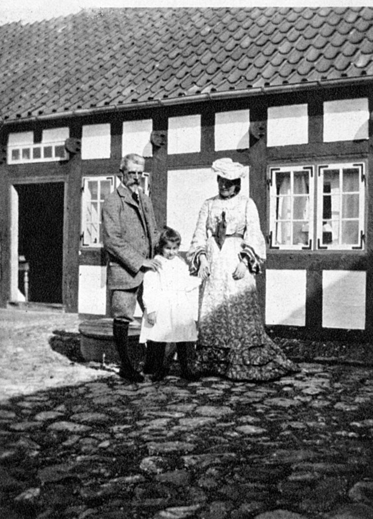 Detail of Professor Tuxen and his family, Skagen, Denmark by Queen Alexandra