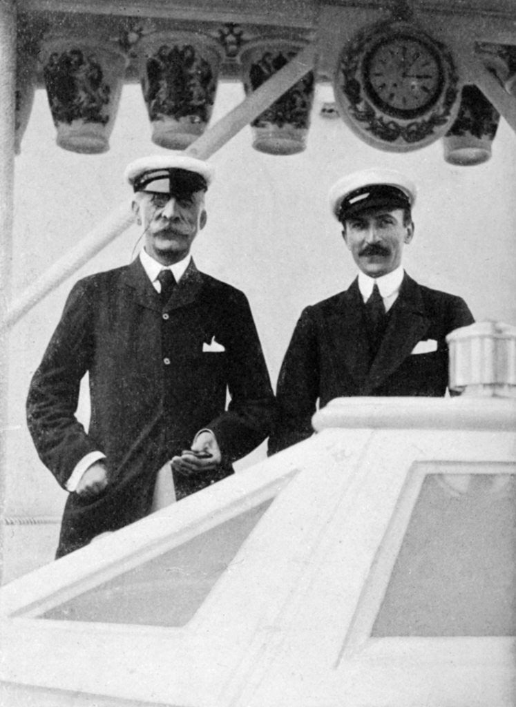 Detail of Count Benckendorff and Lord Errington by Queen Alexandra