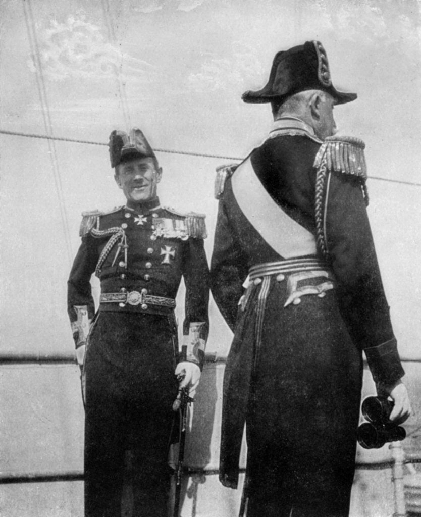 Detail of Commodore Keppel with the Duke of Connaught by Queen Alexandra