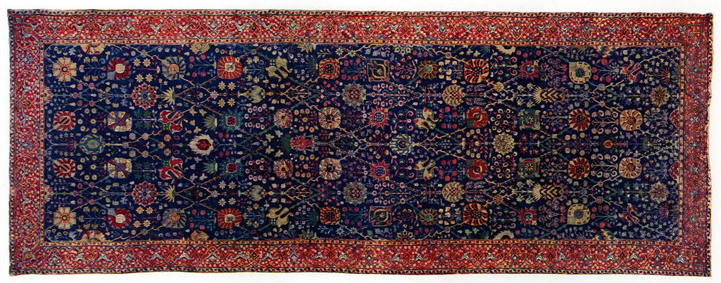 Detail of An Isphahan carpet from the 16th century by Anonymous