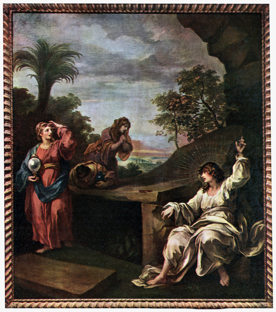 Detail of The Three Maries at the Tomb by William Hogarth