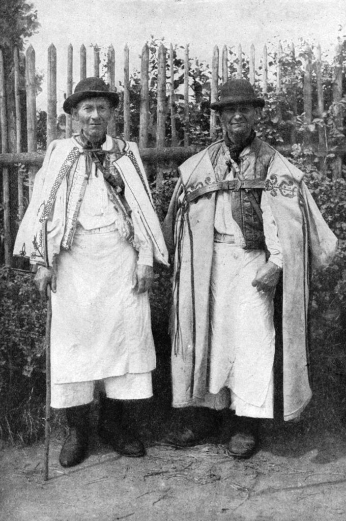 Detail of Two men from Krupina, Slovakia by Dr V Sixta