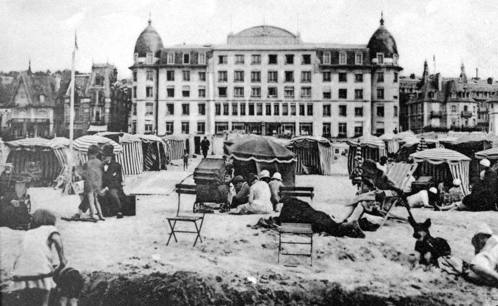 Detail of The Trouville Palace, Trouville, France by Anonymous