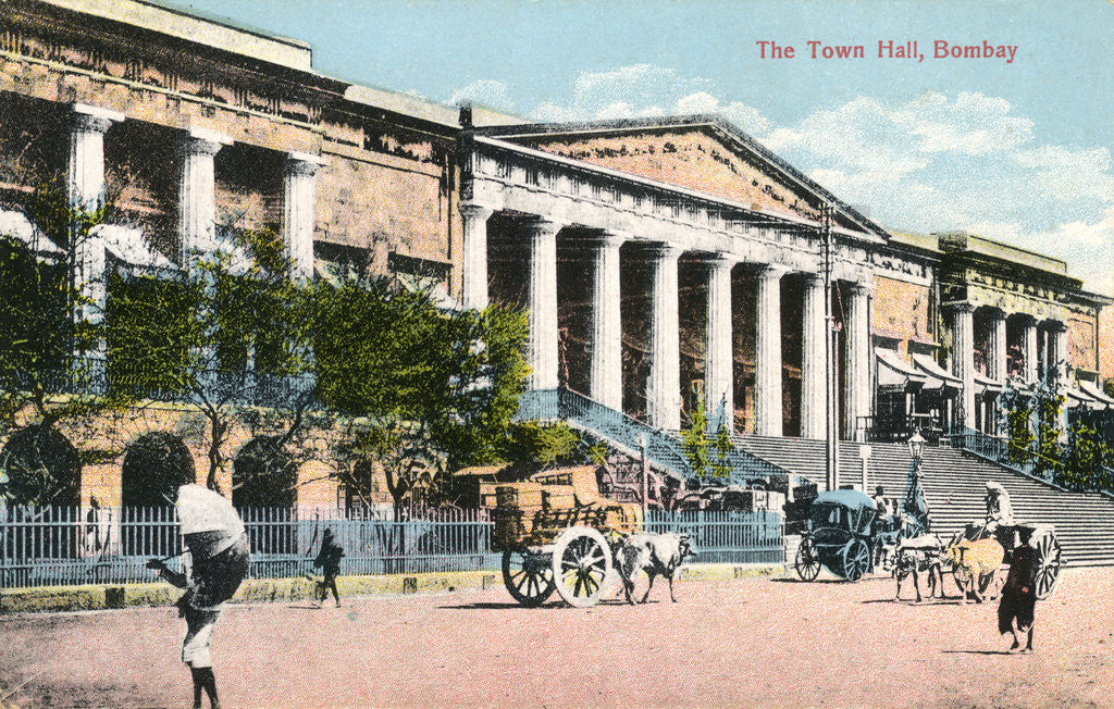 Detail of The Town Hall, Bombay, India by Anonymous
