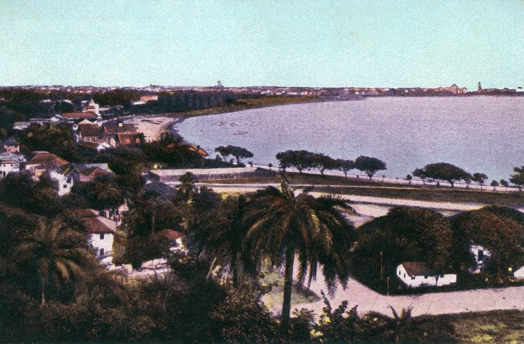 Detail of View from Malabar Hill, Bombay, India by Anonymous