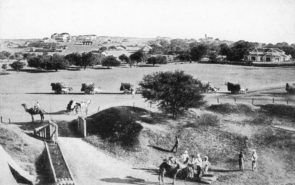 Detail of Cantonment, Mhow, Madhya Pradesh, India by Anonymous