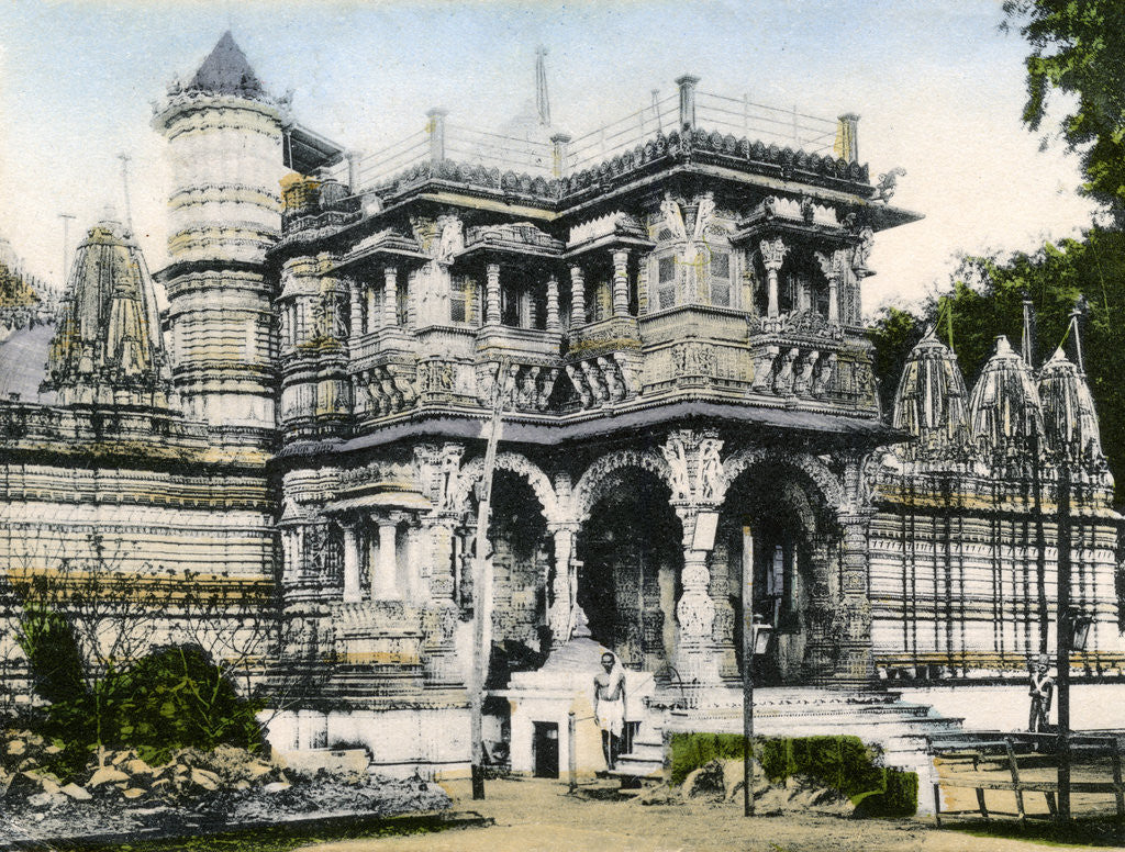 Detail of 'Entrance to Huthi Singh's Tomb', Ahmedabad, India by Anonymous