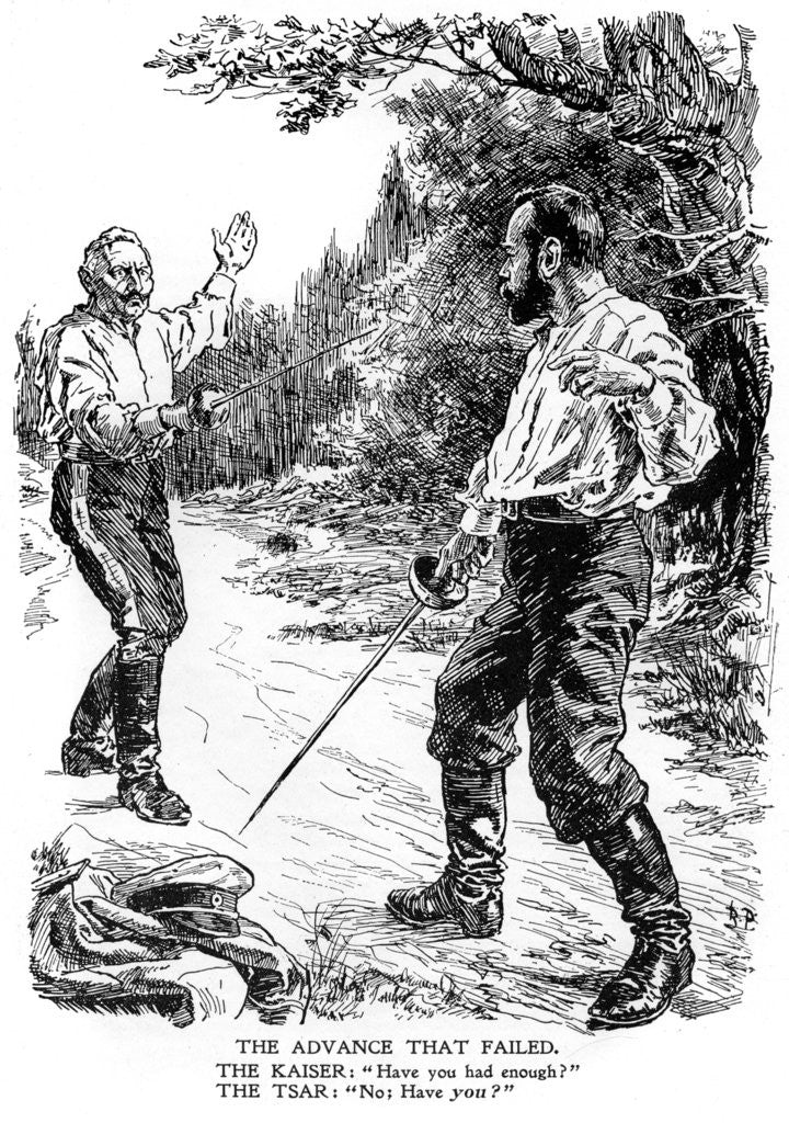 Detail of 'The Advance that Failed', First World War by Bernard Partridge