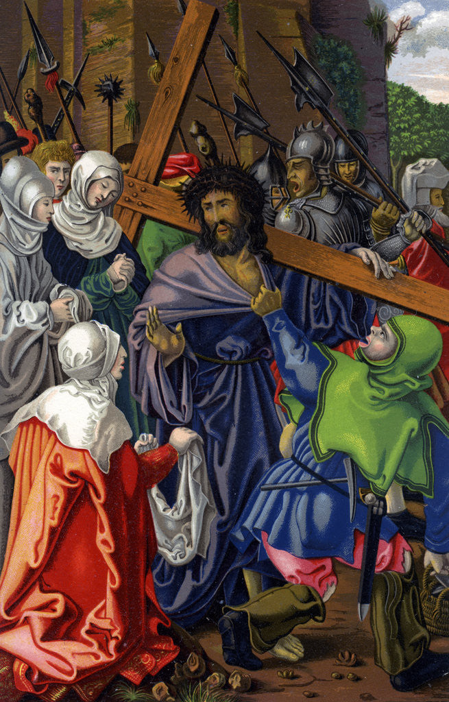 Detail of The Carrying of the Cross by H Moulin
