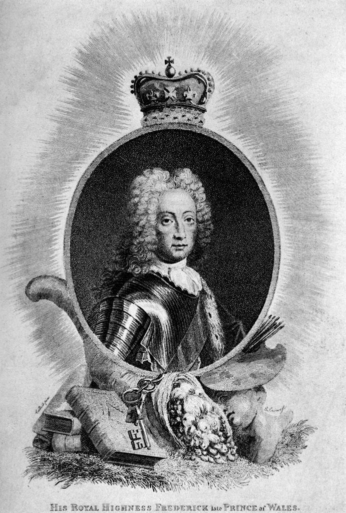 Detail of Frederick Louis (1707-1751), Prince of Wales by Anonymous