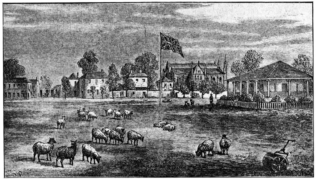 Detail of Lord's cricket ground, London by Anonymous