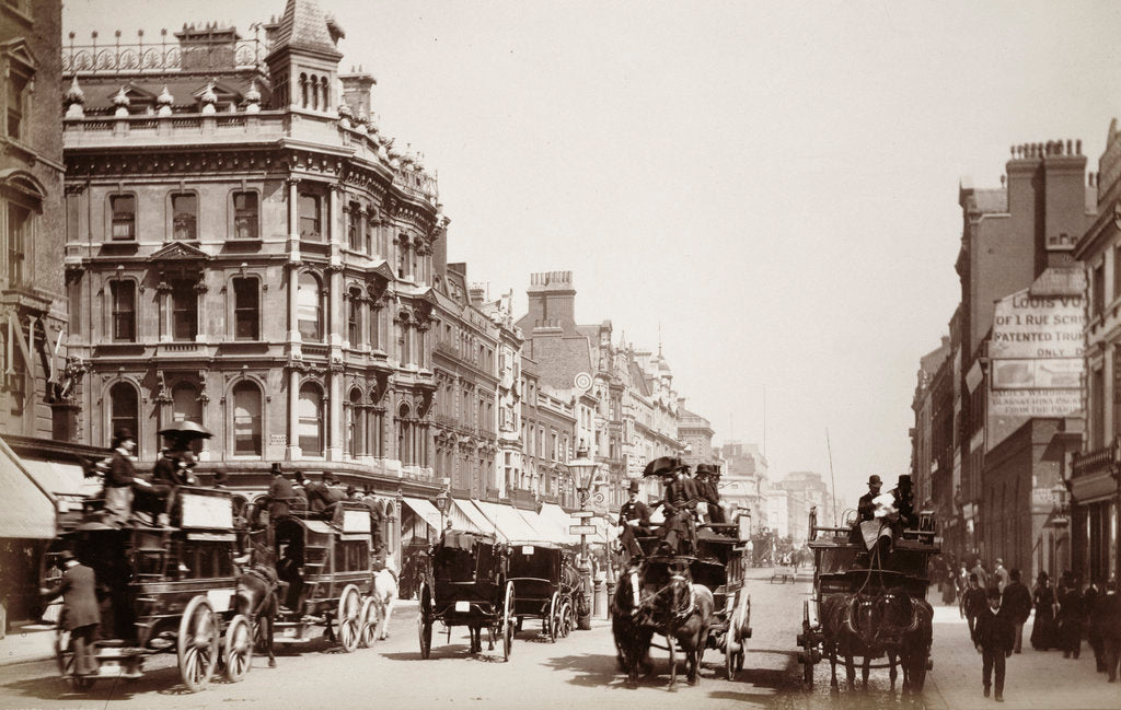 Detail of View down Oxford Street by Anonymous
