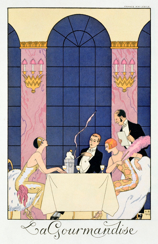Detail of The Gourmands by Anonymous