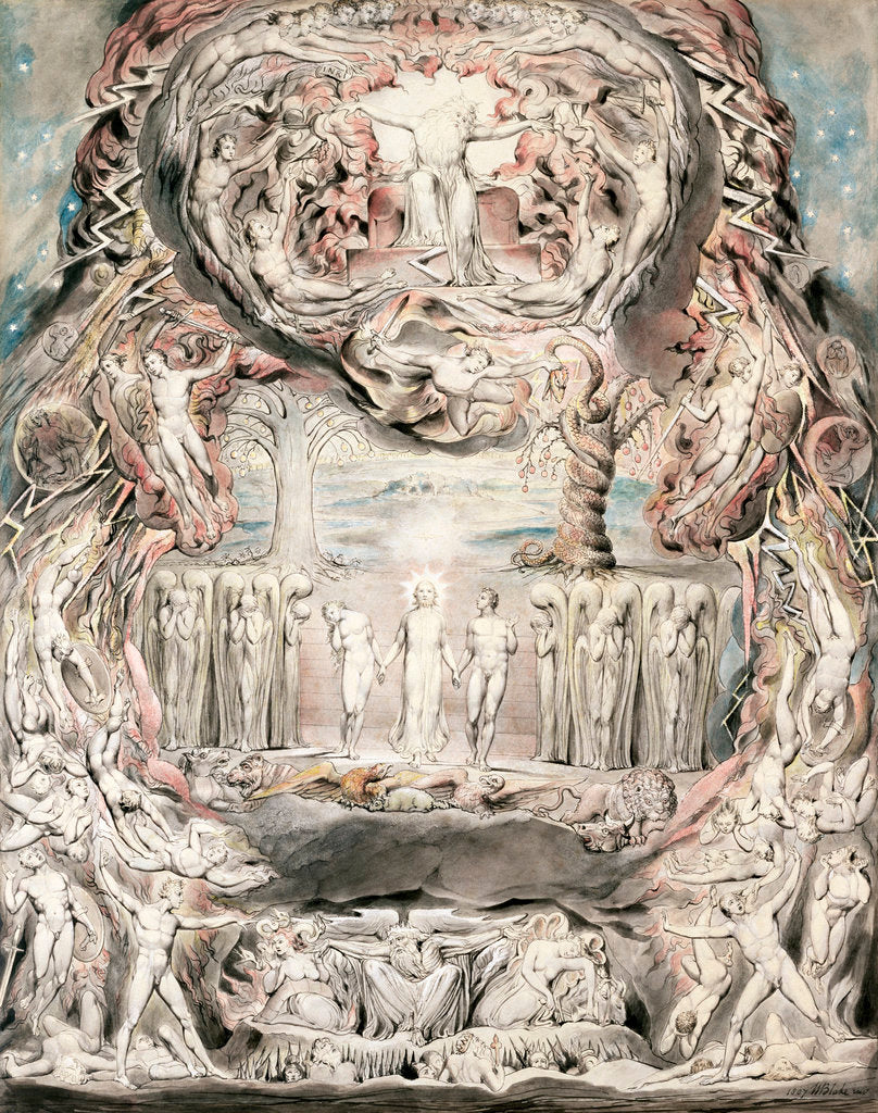 Detail of The Fall of Man by William Blake