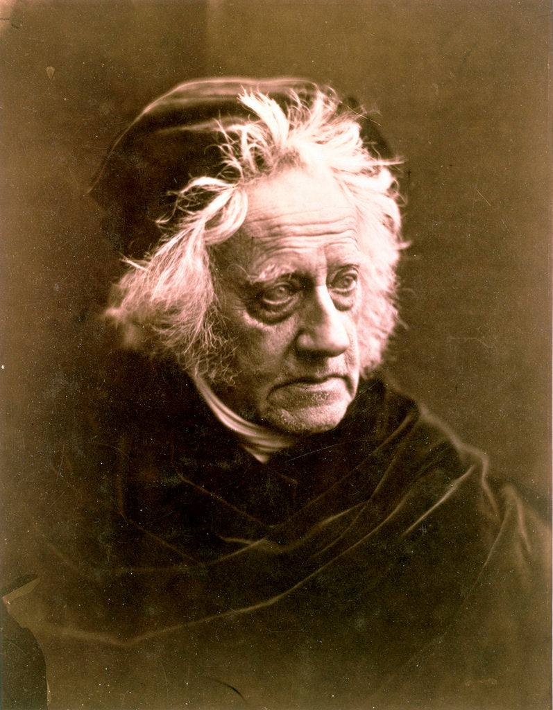 Detail of Sir John Frederick William Herschel, British astronomer by Julia Margaret Cameron