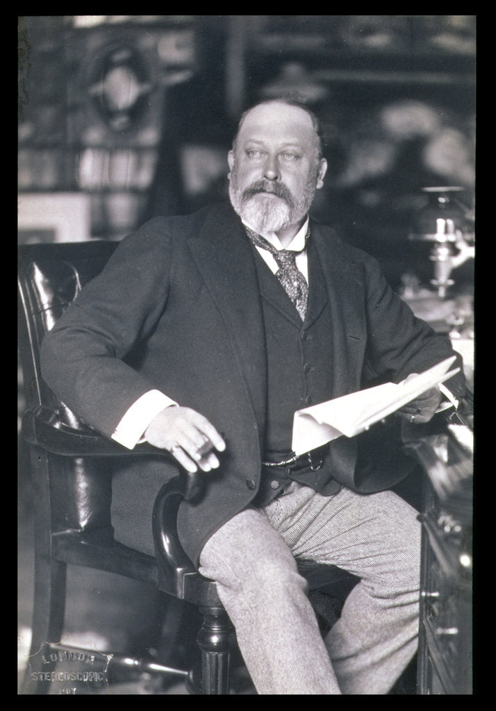 Detail of King Edward VII, c1902-1905 by W&D Downey