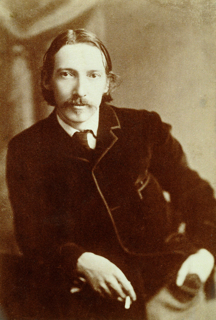 Detail of Robert Louis Stevenson, Scottish author by Anonymous