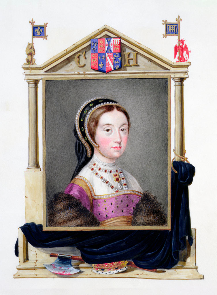 Detail of Catherine Howard, fifth wife and Queen of Henry VIII by Sarah