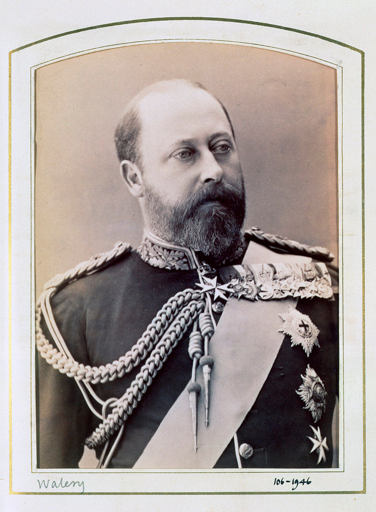 Detail of King Edward VII when Prince of Wales by Walery