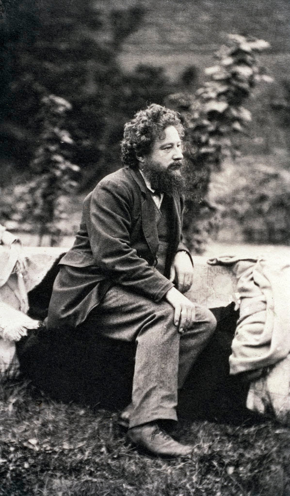 Detail of William Morris, English artist and designer by Frederick Hollyer