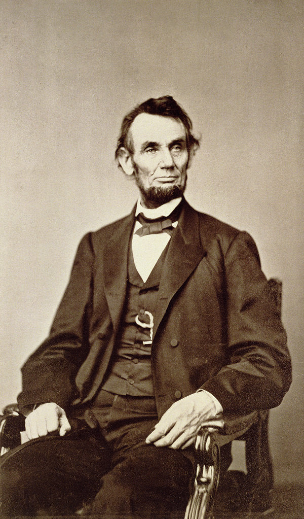 Detail of Abraham Lincoln, 16th President of the United States, 1860s by Unknown