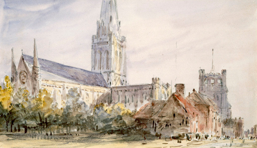 Detail of Chichester Cathedral, Sussex by John Constable