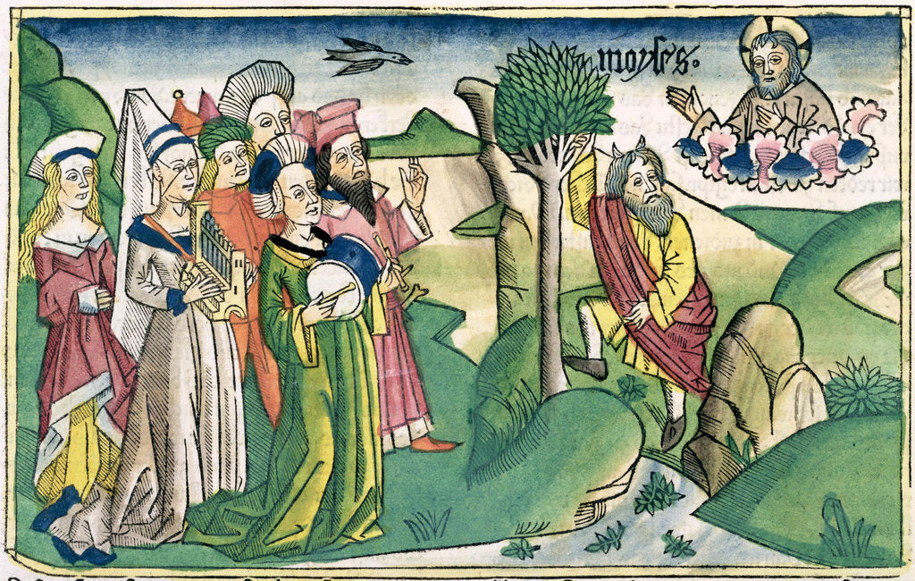 Detail of Exodus 15:1-19: the song of Moses by Anonymous