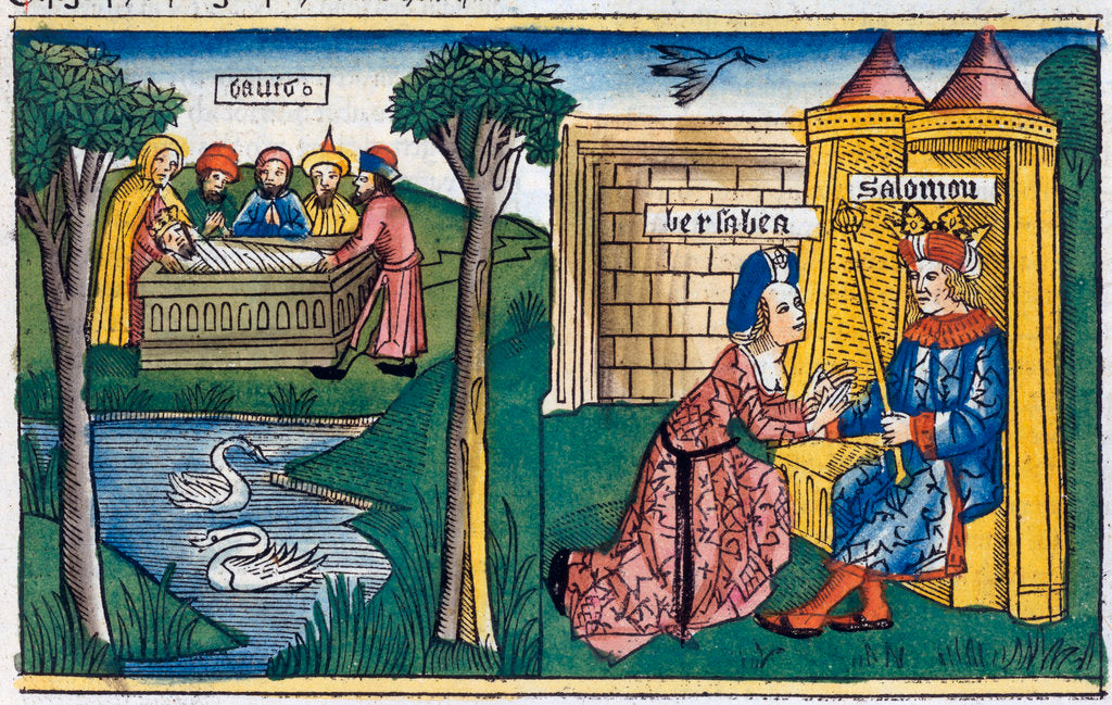 Detail of Scenes from the Book of Kings by Anonymous