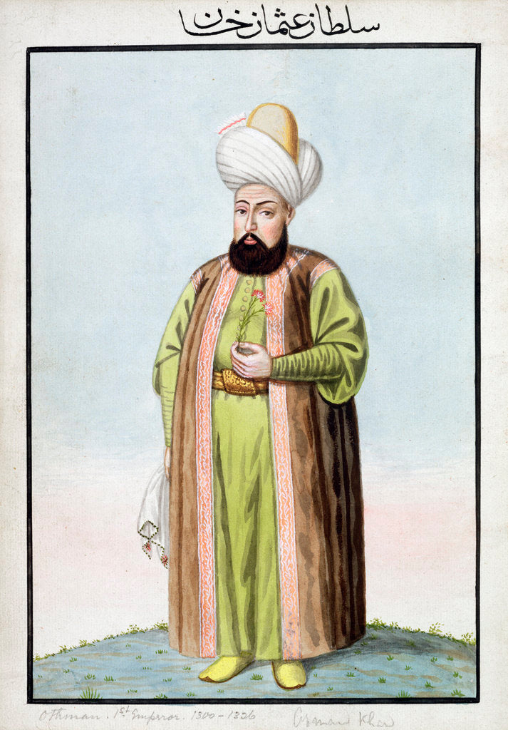 Detail of Osman I, Ottoman Emperor by John Young