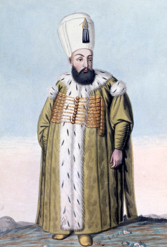 Detail of Murad III, Ottoman Emperor by John Young