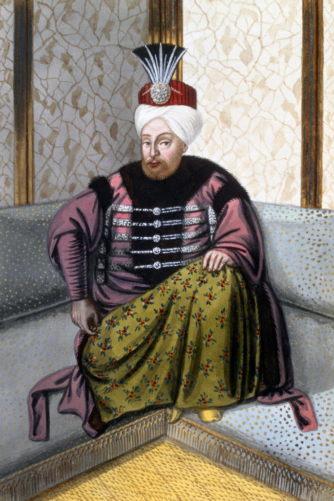Detail of Mehmed IV, Ottoman Emperor by John Young