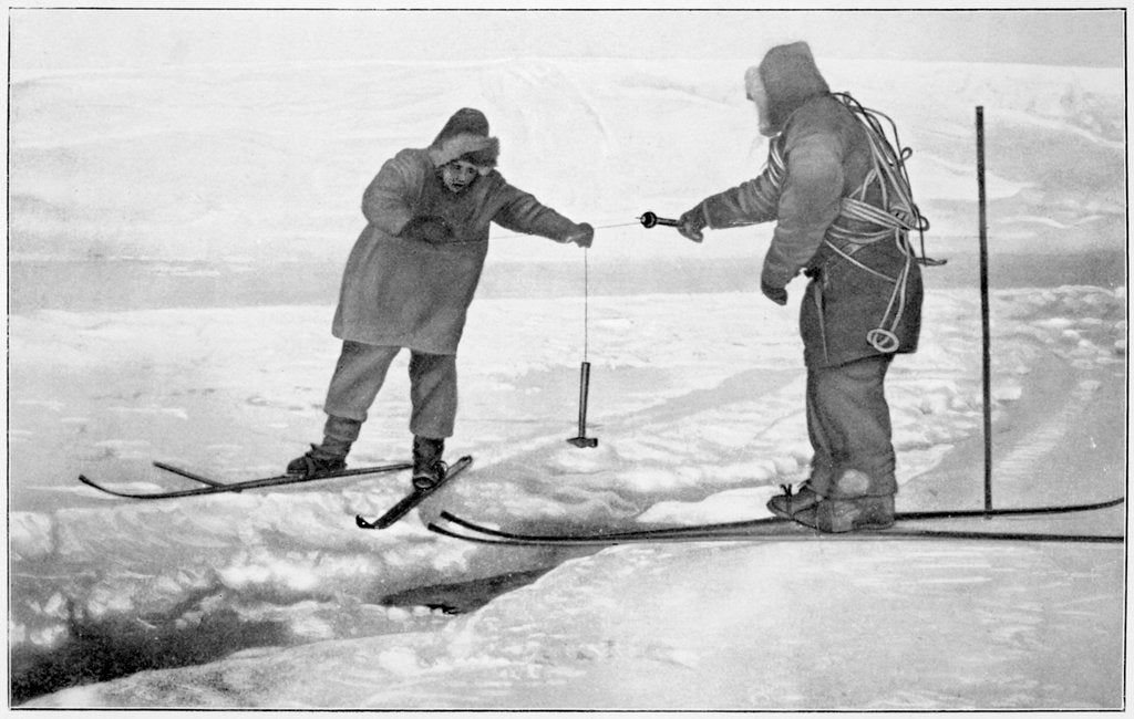 Detail of Improvised sounding tackle, Antarctica by Anonymous