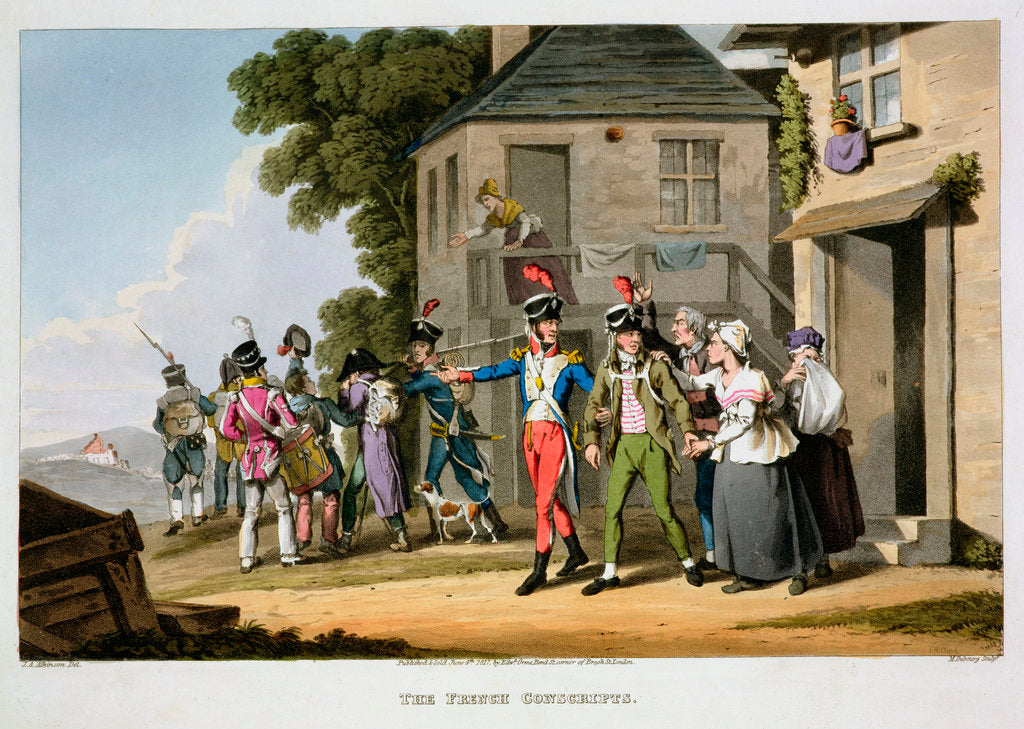 Detail of The French Conscripts by Matthew Dubourg