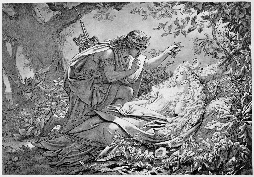 Detail of Oberon and Titania by Anonymous