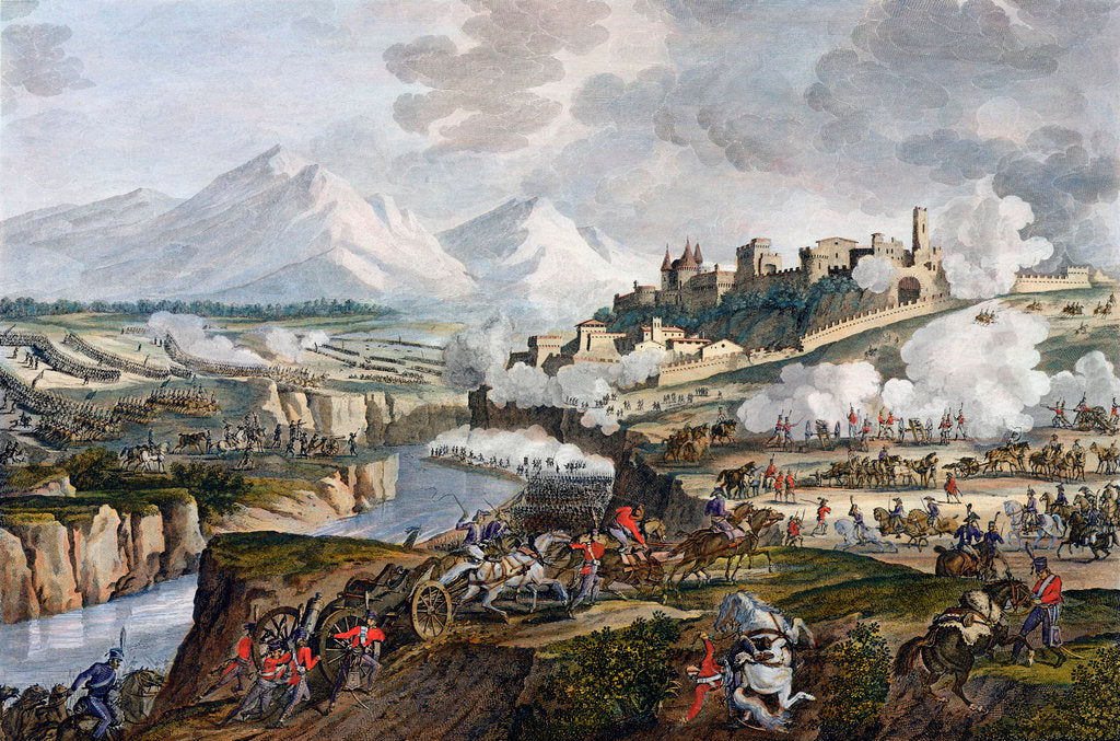 Detail of The Battle of Rovereto by Jean Duplessis-Bertaux
