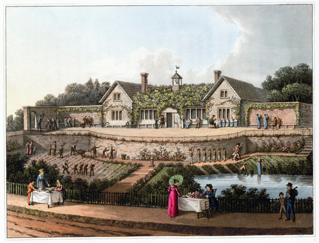 Detail of The Work House by Humphry Repton