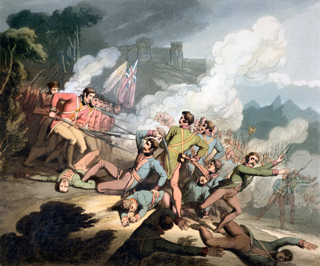 Detail of Battle of Busaco by T Fielding