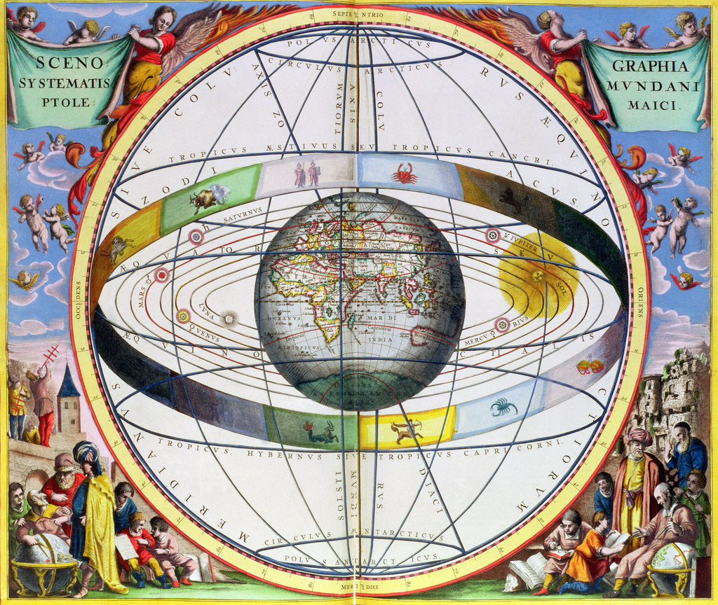 Detail of Map of Christian contellations, 1660-1661 by Andreas Cellarius