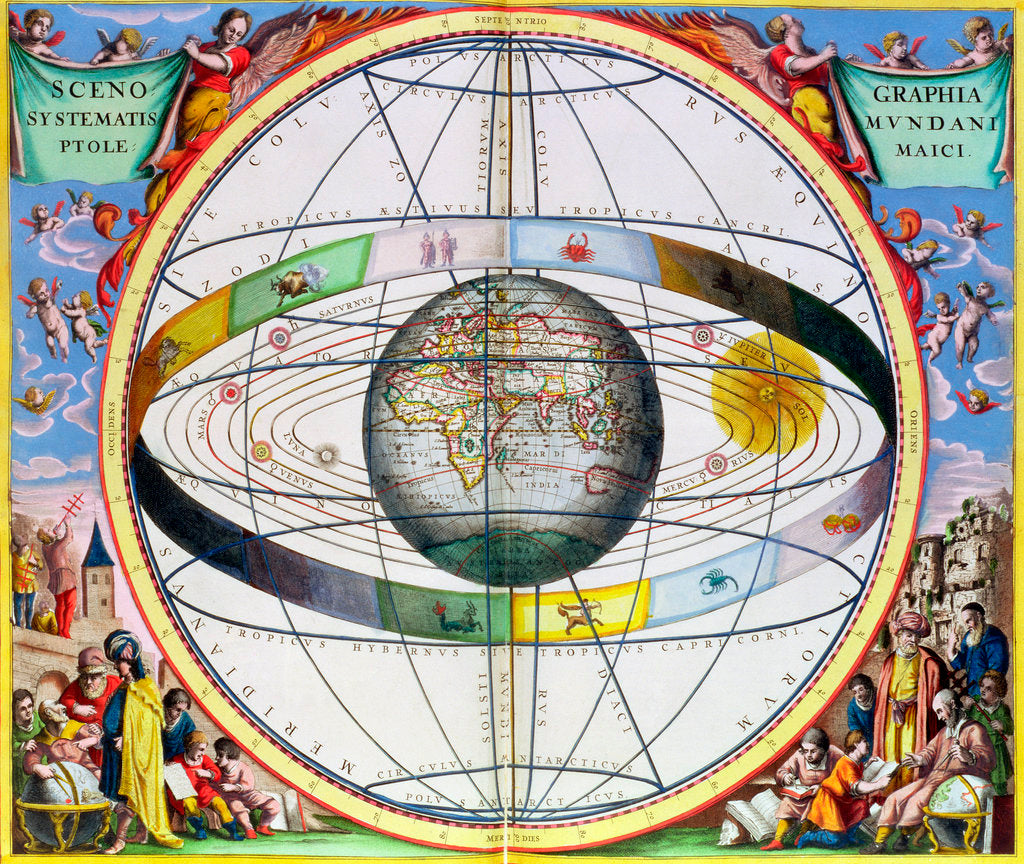 Detail of Map of Christian contellations by Andreas Cellarius